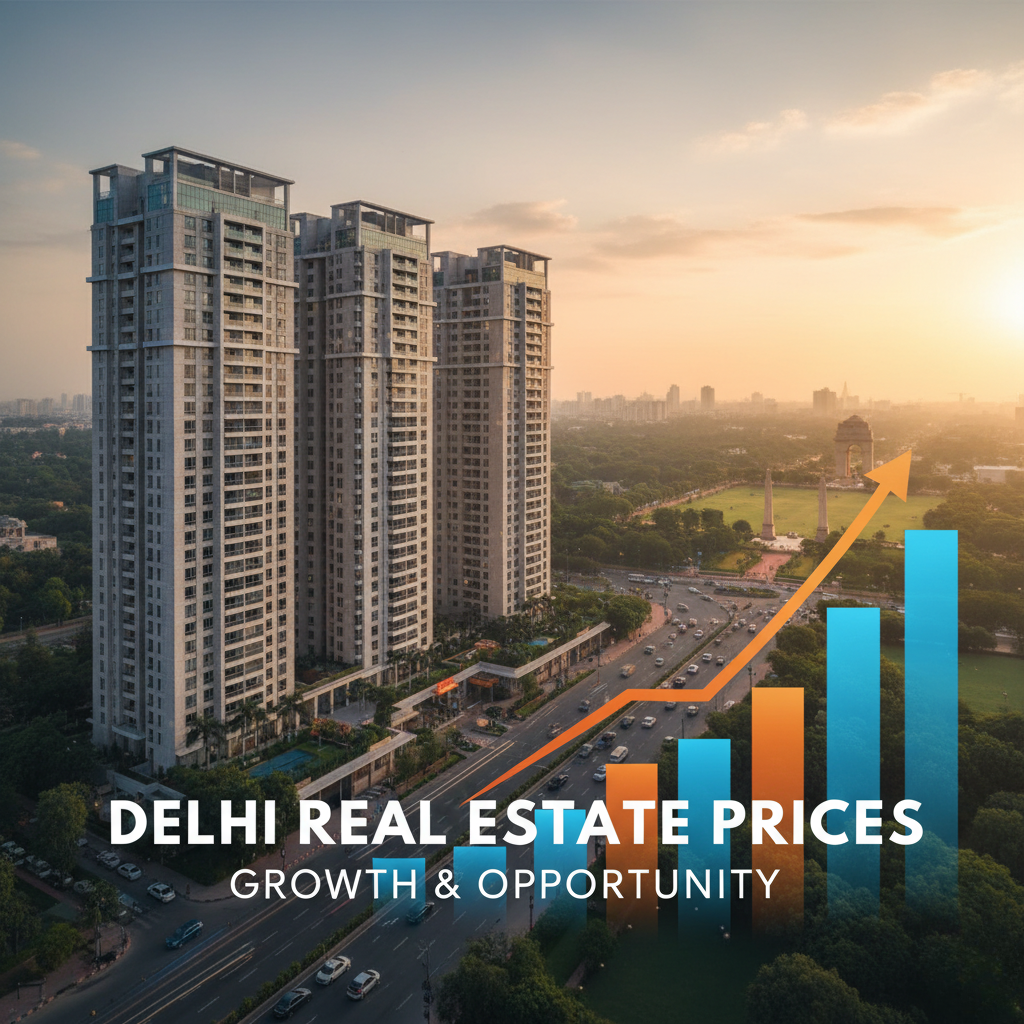 delhi real estate prices