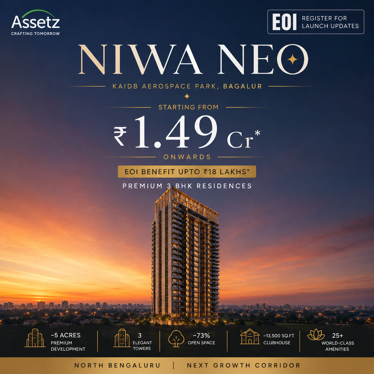 Assetz Niwa and Neo Bagalur